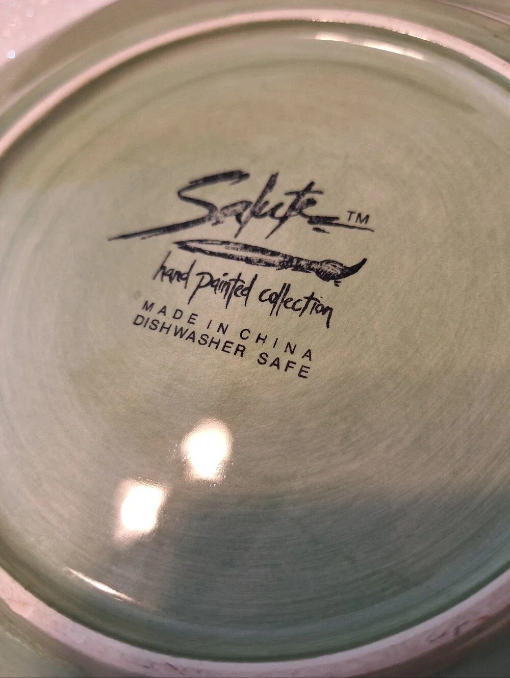 Salute Green Dinner Plate 11